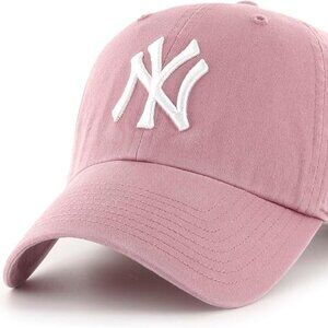 Pink NY baseball hat